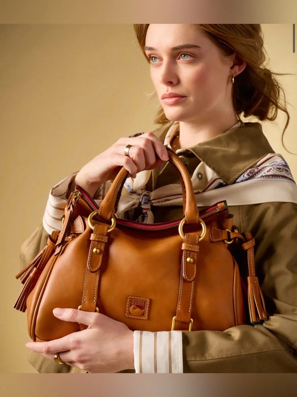 Dooney & Burke Florentine Satchel - Picture 1 of 15